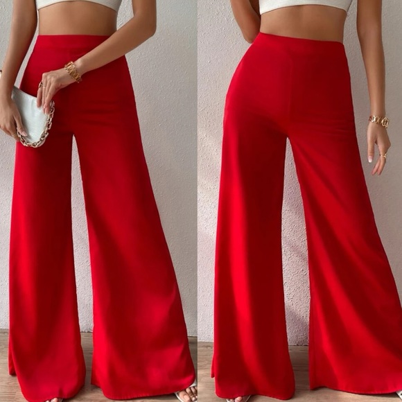 Comfy high waisted wide leg pants - Picture 8 of 16